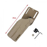 TMC Fondina Rigida ALS per Glock con Torcia - Coyote Brown